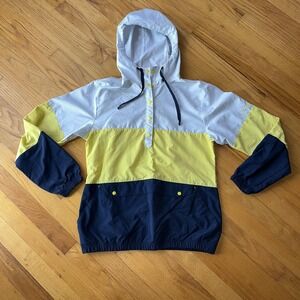 Columbia PFG Pullover Jacket Womens Small Hooded Windbreaker Lightweight Fishing